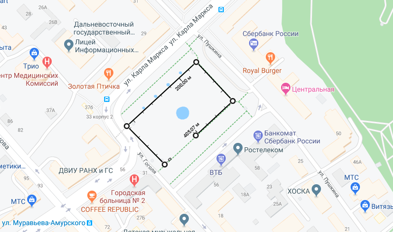 Как измерить расстояние между точками на картах в Google, Яндекс и 2ГИС -Заметки